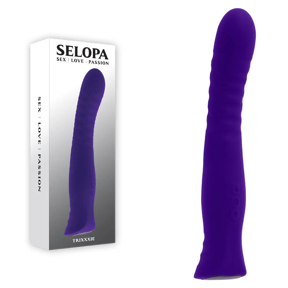 Selopa TRIXXXIE -  22.2 cm USB Rechargeable Vibrator Selopa Discreet Intimate Essentials.