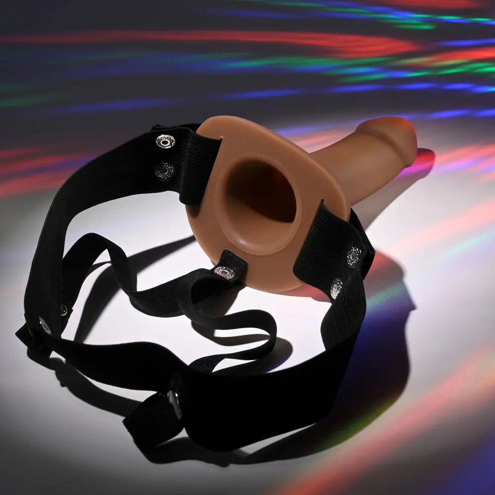 Selopa OUR FIRST HOLLOW STRAP ON DARK -  16.3 cm Hollow Strap-On Selopa Discreet Intimate Essentials.