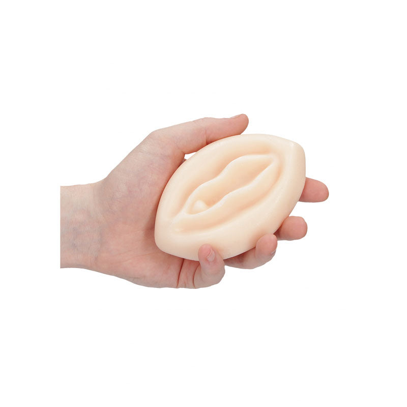 S-Line Pussy Soap -  Novelty Soap held in hand, perfect for intimate essentials and playful gifts.