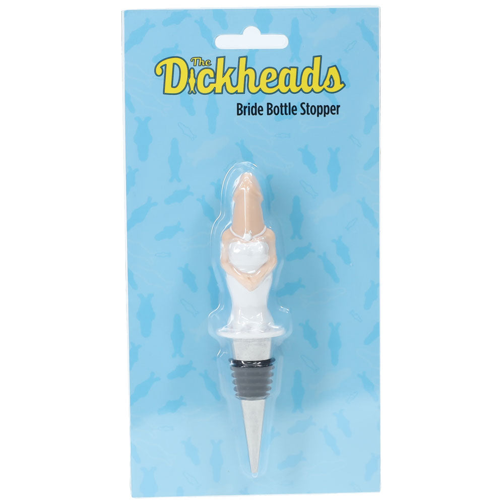 S-LINE The Dickheads - Bride Bottle Stopper - Novelty Wine Bottle Stopper for sealing wine bottles in style.