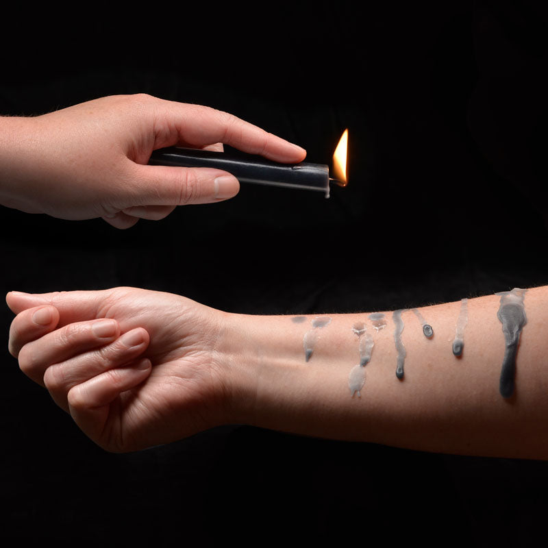 LaCire Drip Pillar Candles -  -  Drip Candles - Set of 3 with warm wax dripping onto skin for intimate play.