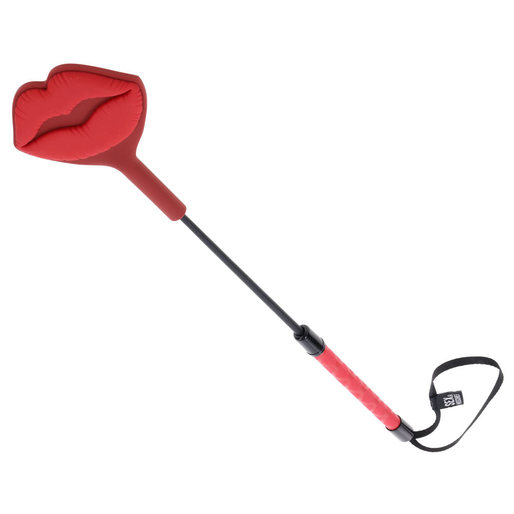 S&M Exs & Ohs Kiss Crop -  Silicone Tipped Crop Whip