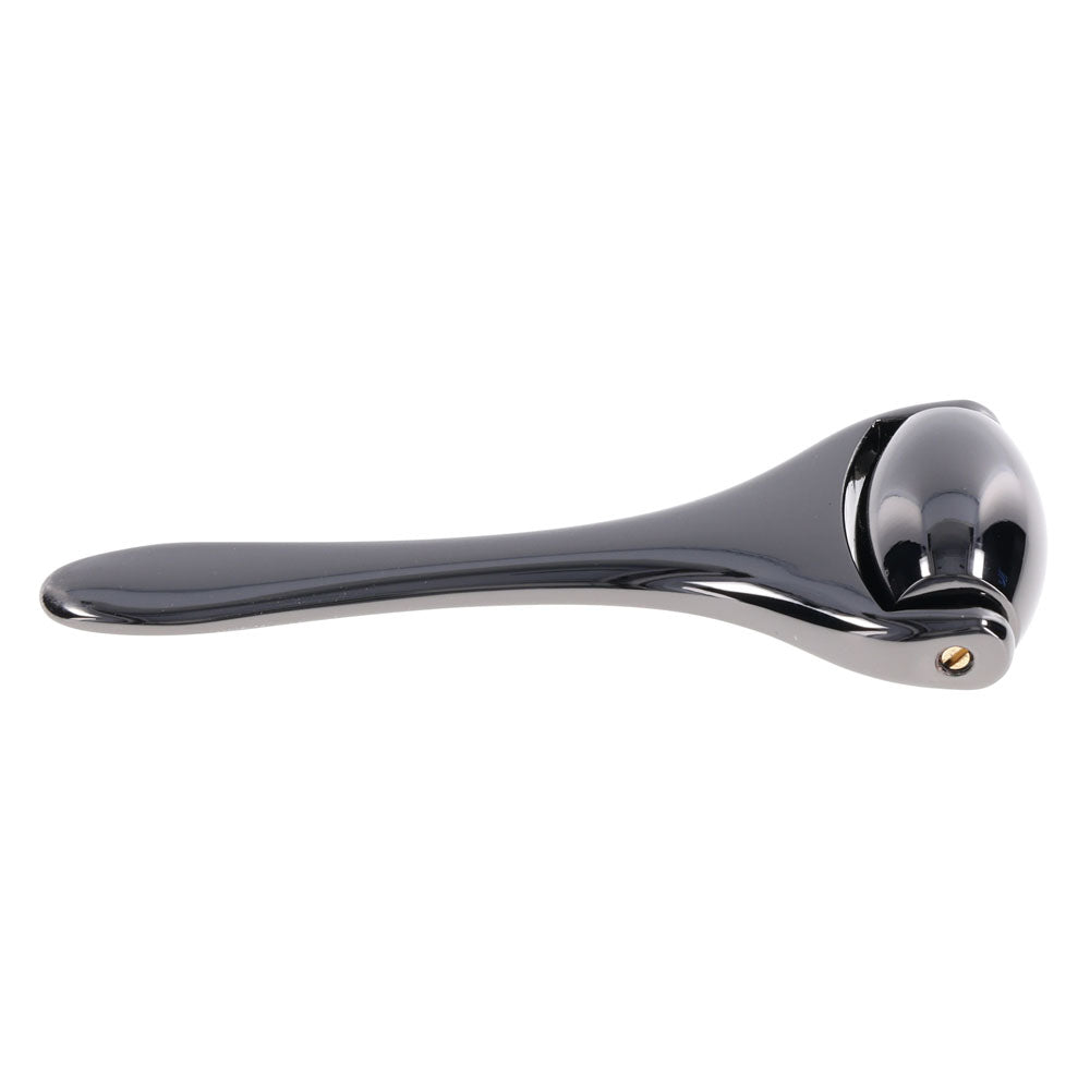 S&M Exs & Ohs Temperature Play Sensory Roller - Gunmetal Roller, sleek body-safe design for temperature play.