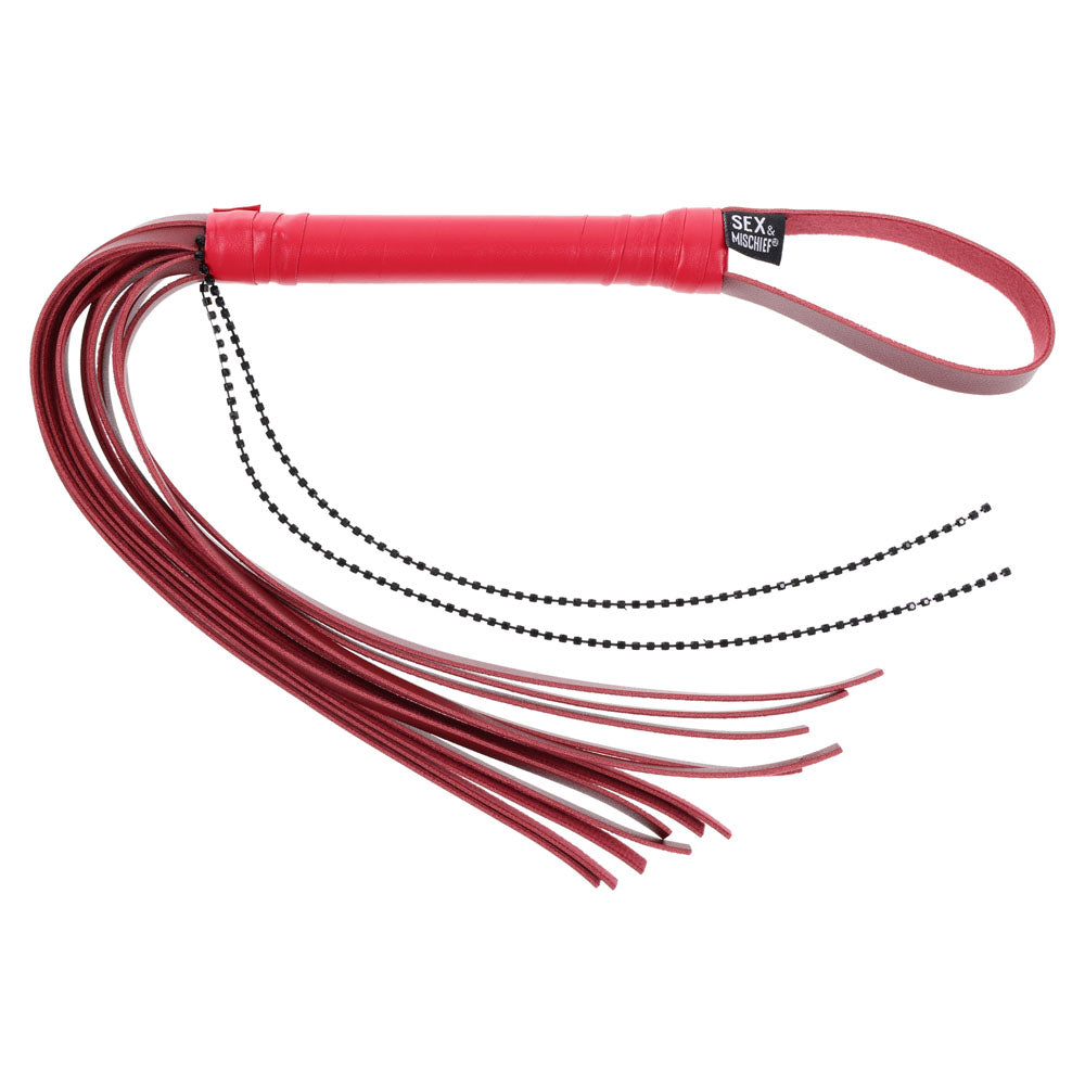Sex & Mischief Exs & Ohs Crystal Flogger -  Flogger Whip