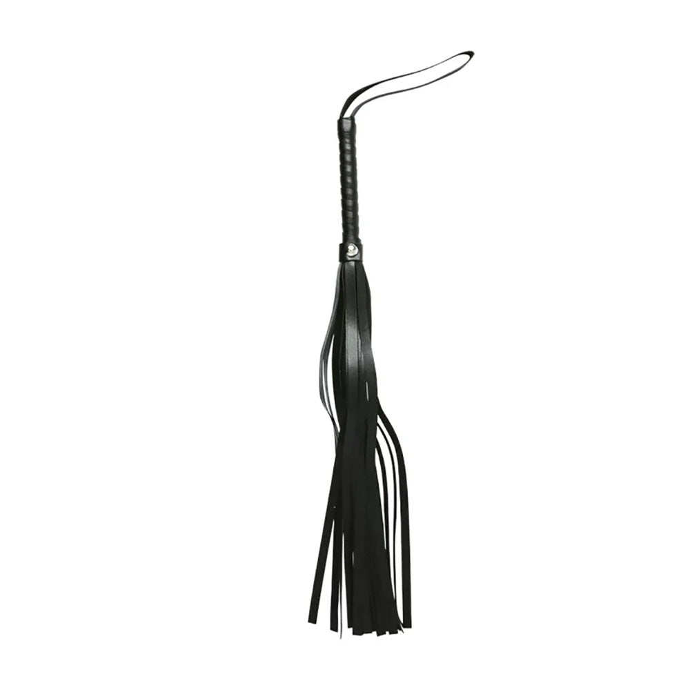 Sex & Mischief 3 Piece Intro to S&M Kit - Beginner Bondage Kit - 3 Piece Set black flogger for intimate adventures.