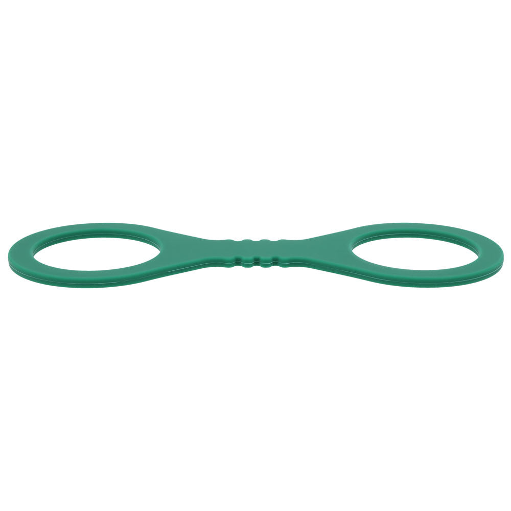 Sex & Mischief Indica Small Silicone Cuffs -  Small Restraints in lush green color, perfect for beginners and lightweight play.