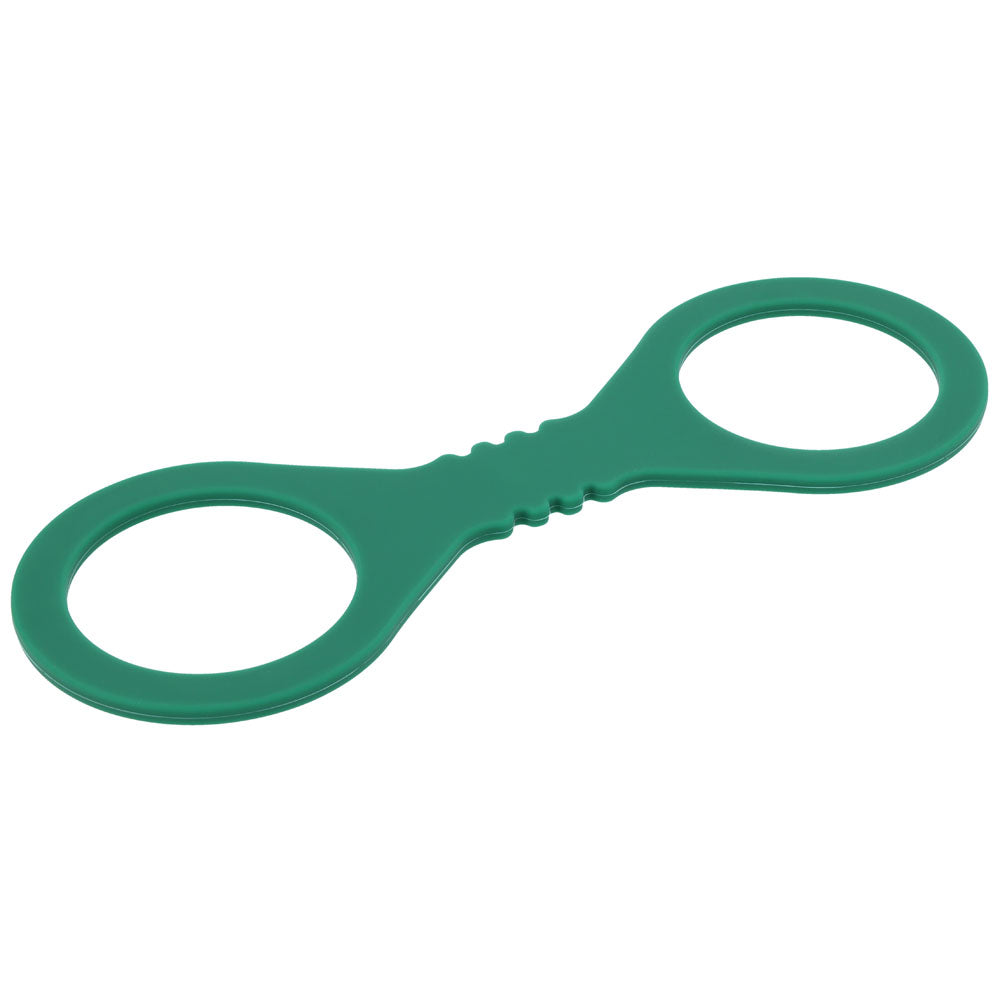 Sex & Mischief Indica Small Silicone Cuffs -  Small Restraints for gentle wrist or ankle restraint in luxury green color.