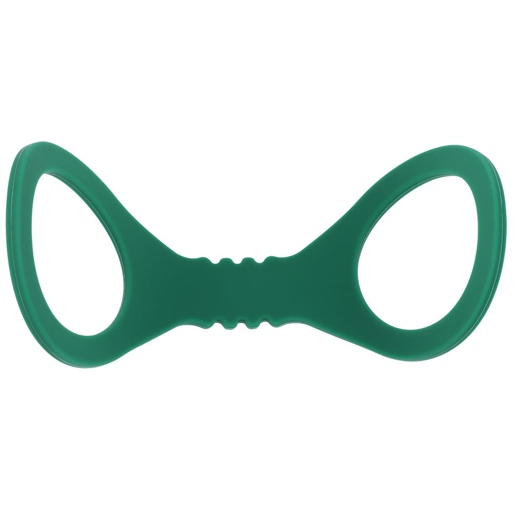 Sex & Mischief Indica Small Silicone Cuffs -  Small Restraints in lush green color for intimate play.