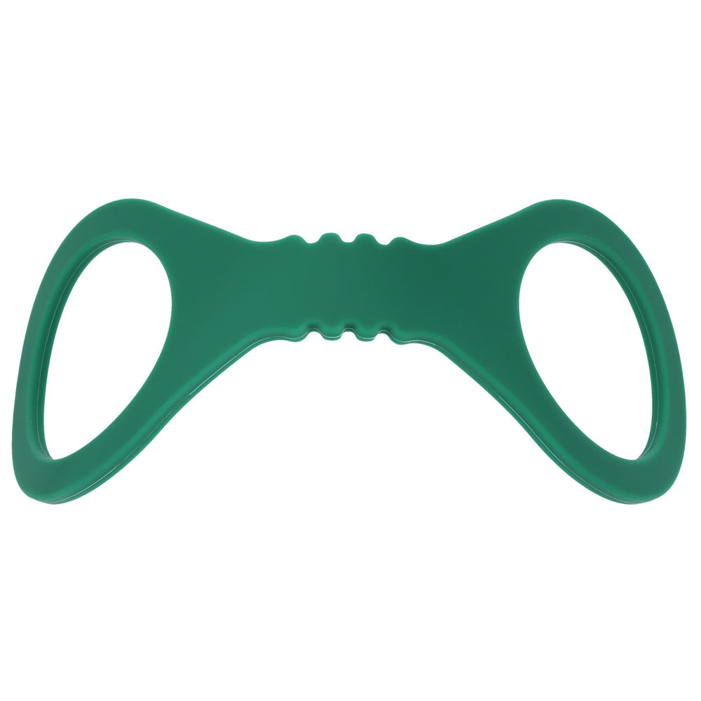 Sex & Mischief Indica Small Silicone Cuffs -  Small Restraints in lush green color, perfect for intimate play.