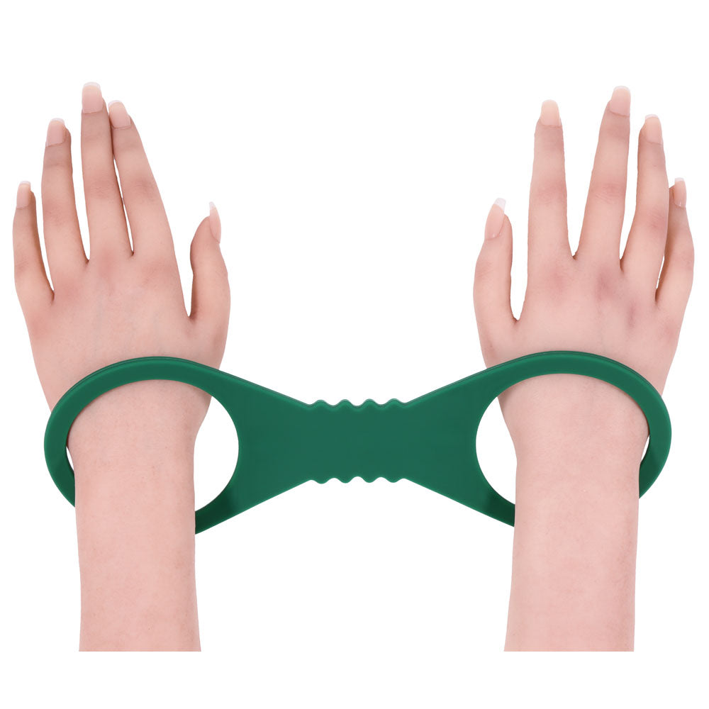 Sex & Mischief Indica Large Silicone Cuffs -  Large Restraints for secure and stylish wrist restraint.