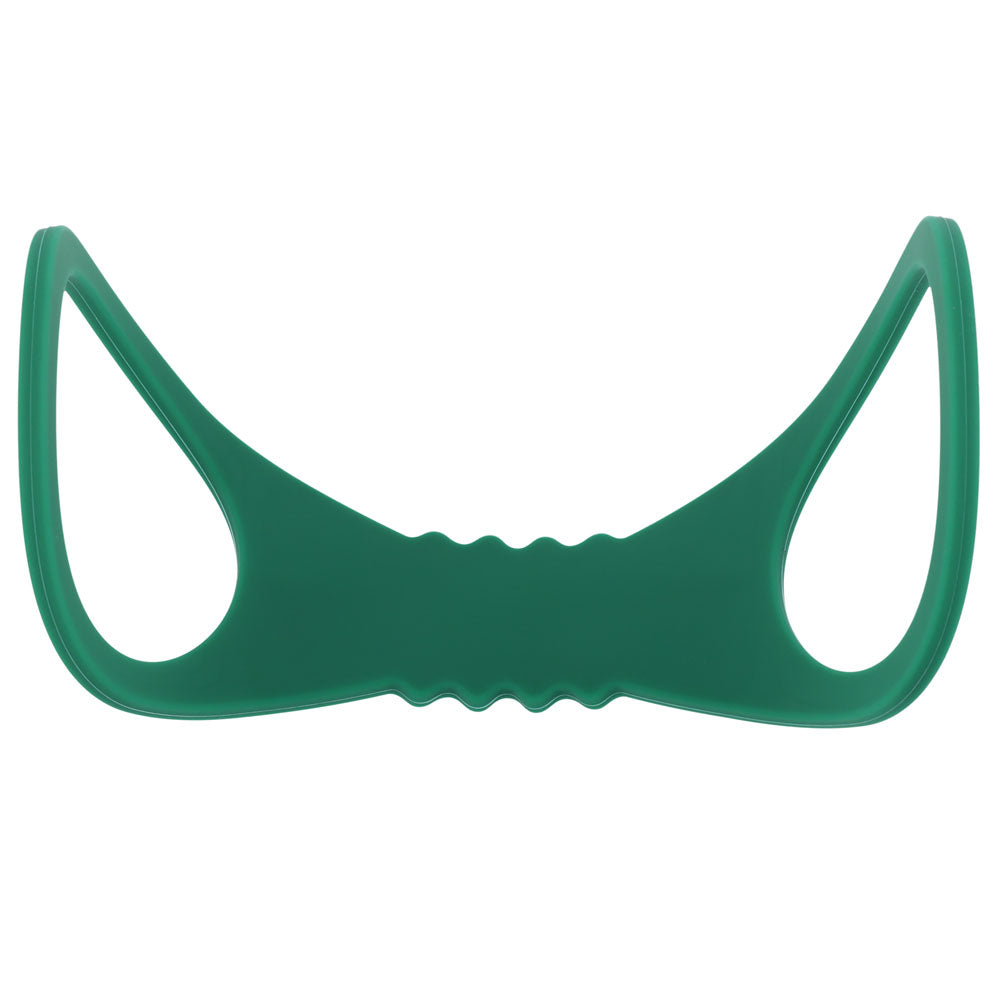 Sex & Mischief Indica Large Silicone Cuffs -  Large Restraints in lush green color, perfect for intimate essentials for her.