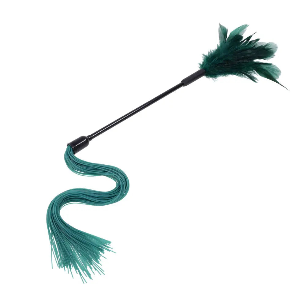 Sex & Mischief Indica Feather Tickler -  Feather Tickler Whip Sportsheets Discreet Intimate Essentials.