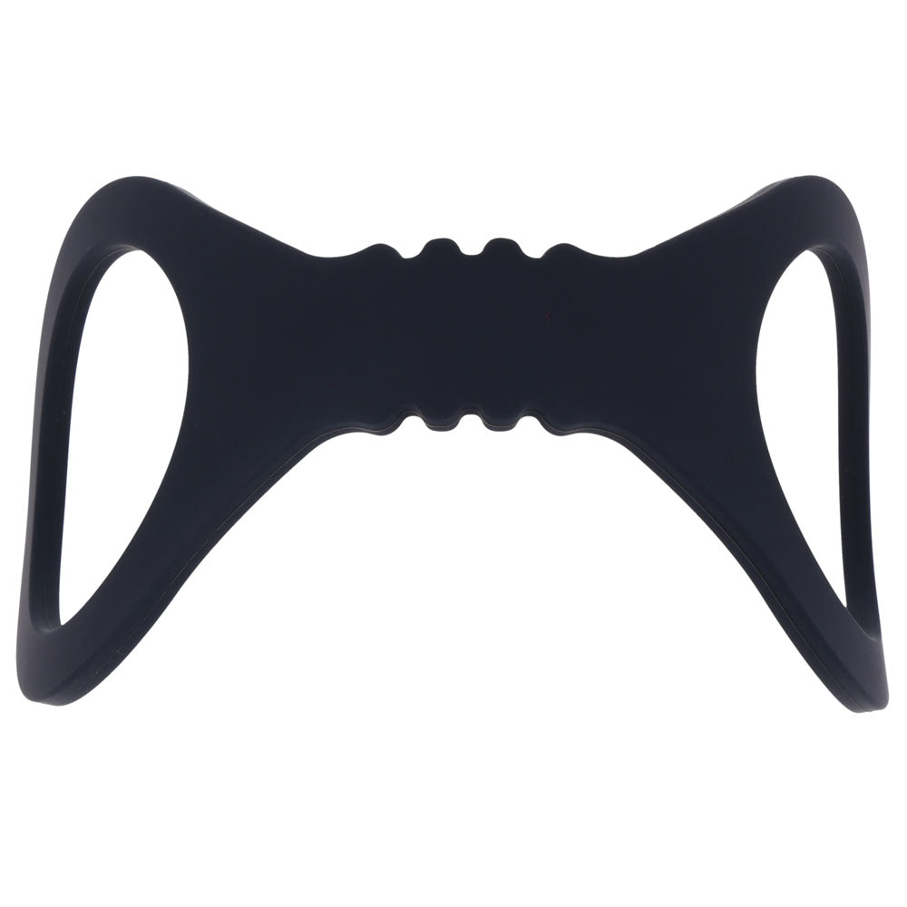 Sex & Mischief Shadow Small Silicone Cuffs -  Small Restraints in sleek black silicone for comfortable restraint.