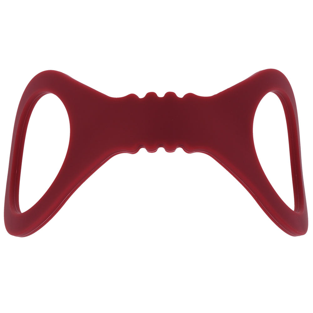 Sex & Mischief Enchanted Small Silicone Cuffs - Burgundy Small Restraints for intimate moments and playful restraint.