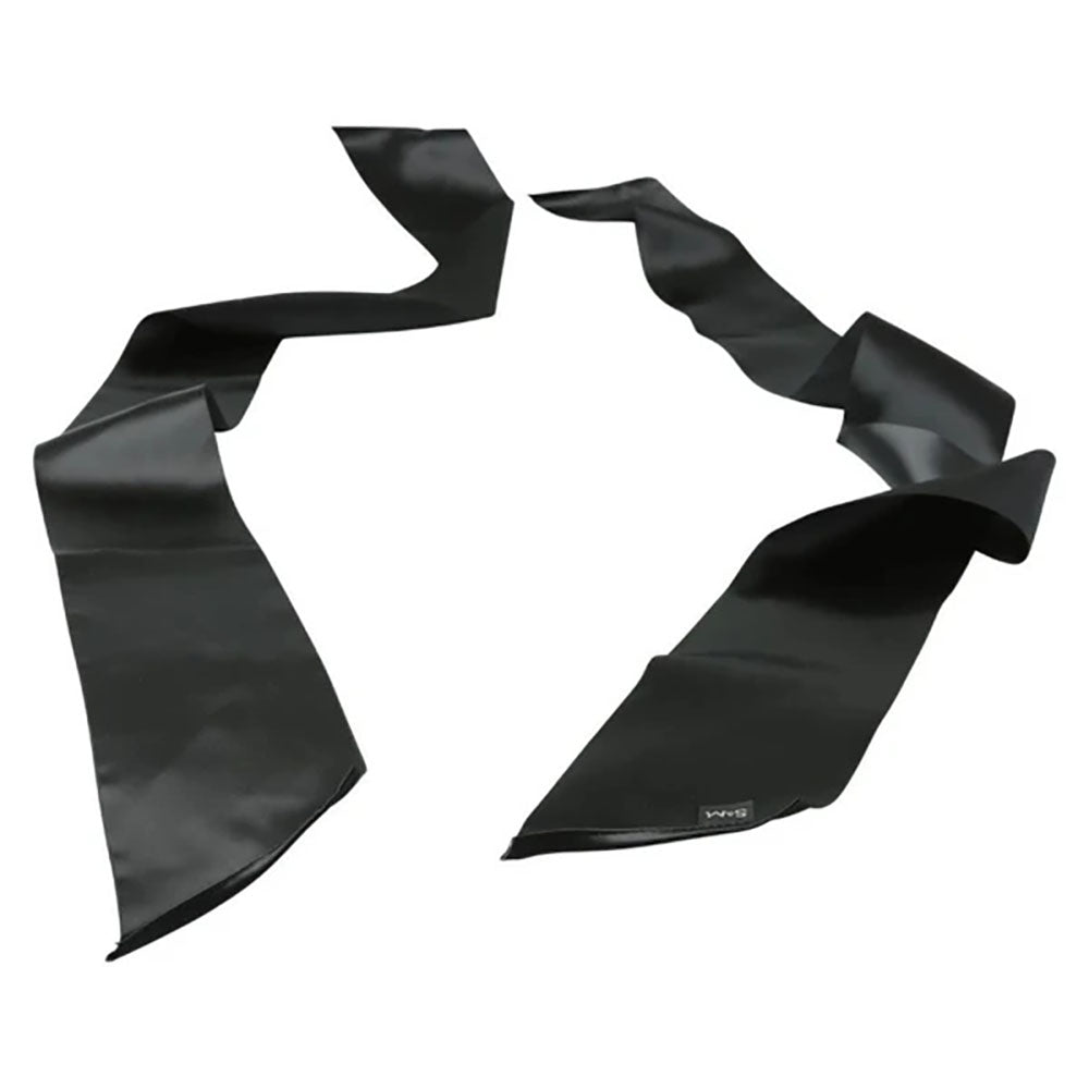 Sex & Mischief Silky Sashes - Restraints for intimate play, featuring luxurious black silk for versatile restraint options.
