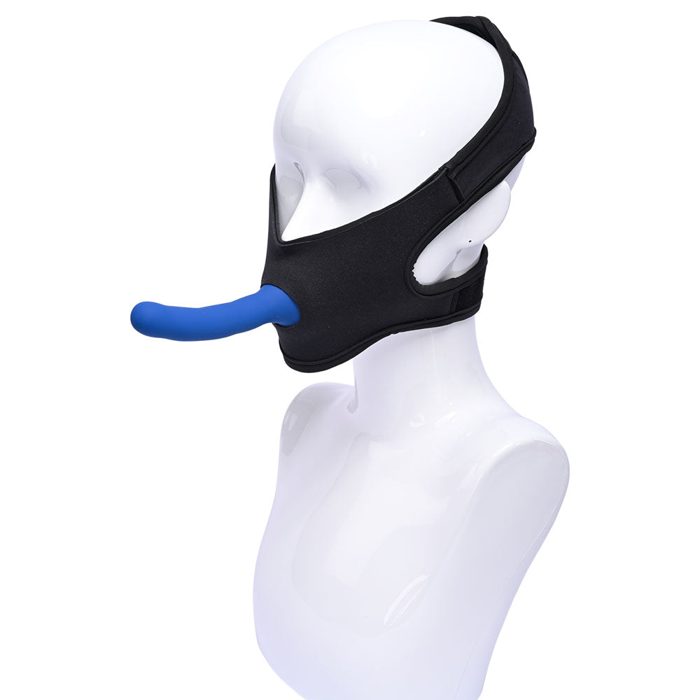 Pivot In Your Face Strap On -  Face-Sitter Strap-On Harness (No Probe Included) displayed on a mannequin.