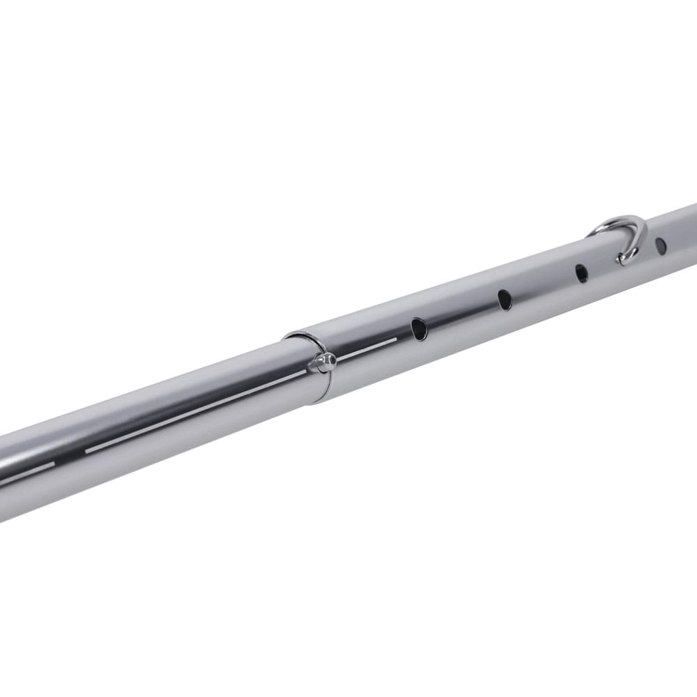 SPORTSHEETS Signature Adjustable Spreader Bar - Silver Metal Adjustable Spreader Bar (No Cuffs Included)