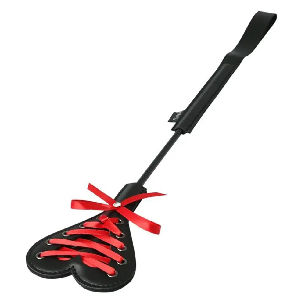 Sex & Mischief Heart Beat Crop - /Red 37.5 cm Crop Whip Sportsheets Discreet Intimate Essentials.