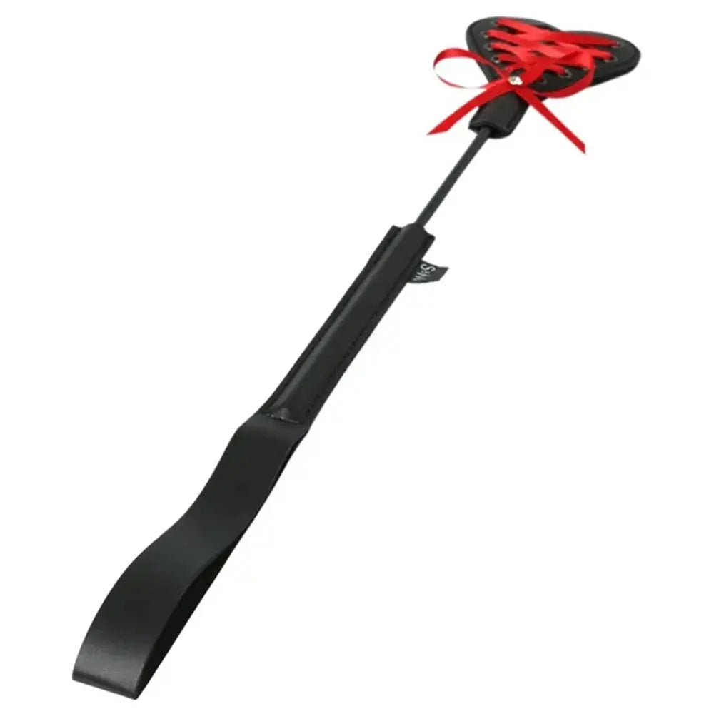 Sex & Mischief Heart Beat Crop - /Red 37.5 cm Crop Whip Sportsheets Discreet Intimate Essentials.