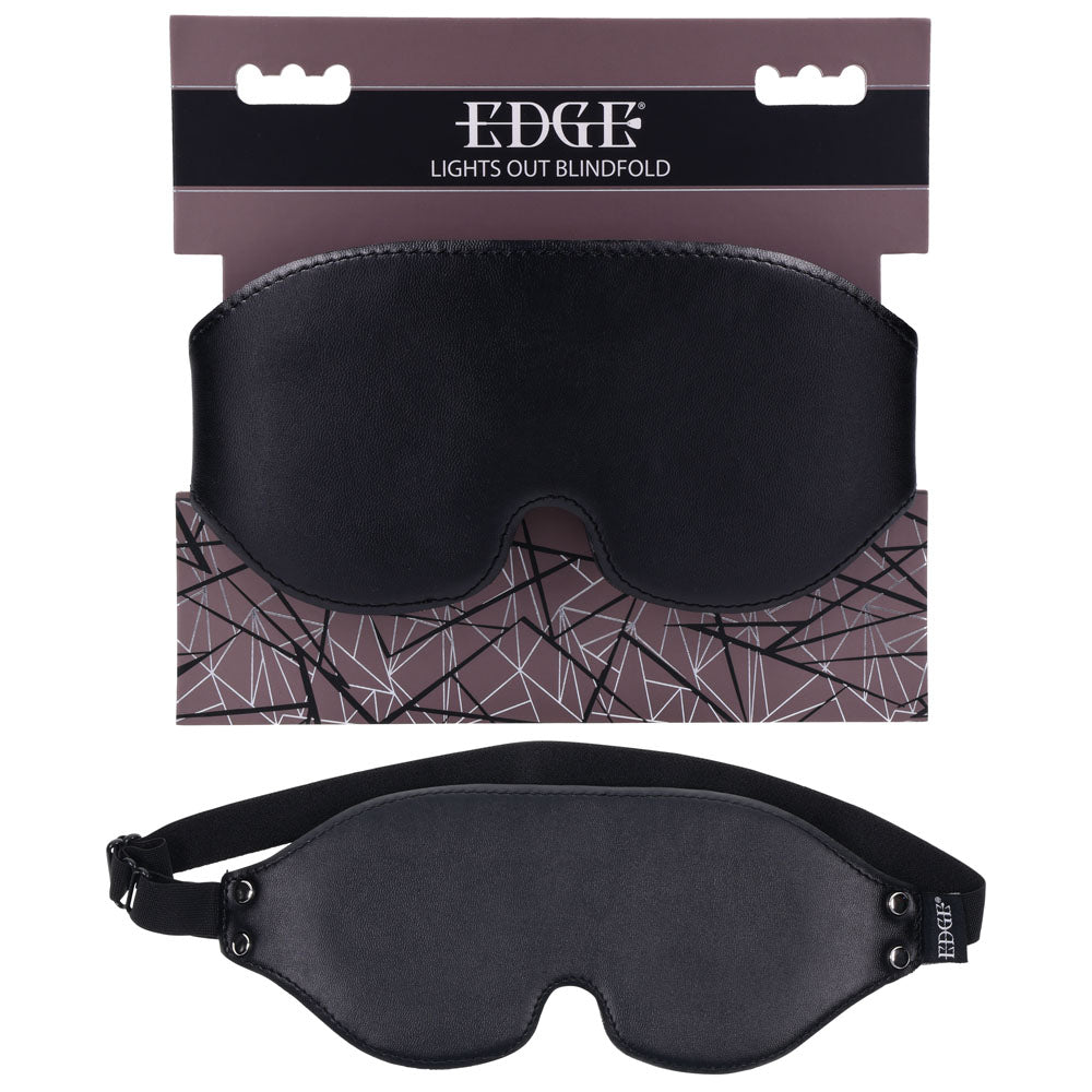 EDGE Lights Out Blindfold - Eyemask Restraint for enhanced sensory experiences in intimate play.