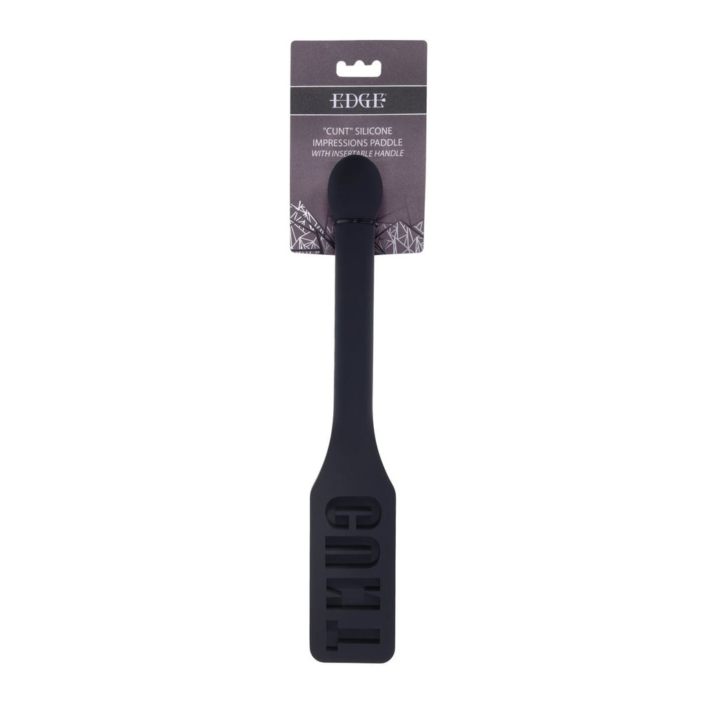 EDGE CUNT Silicone Paddle -  Silicone Paddle with Insertable Handle