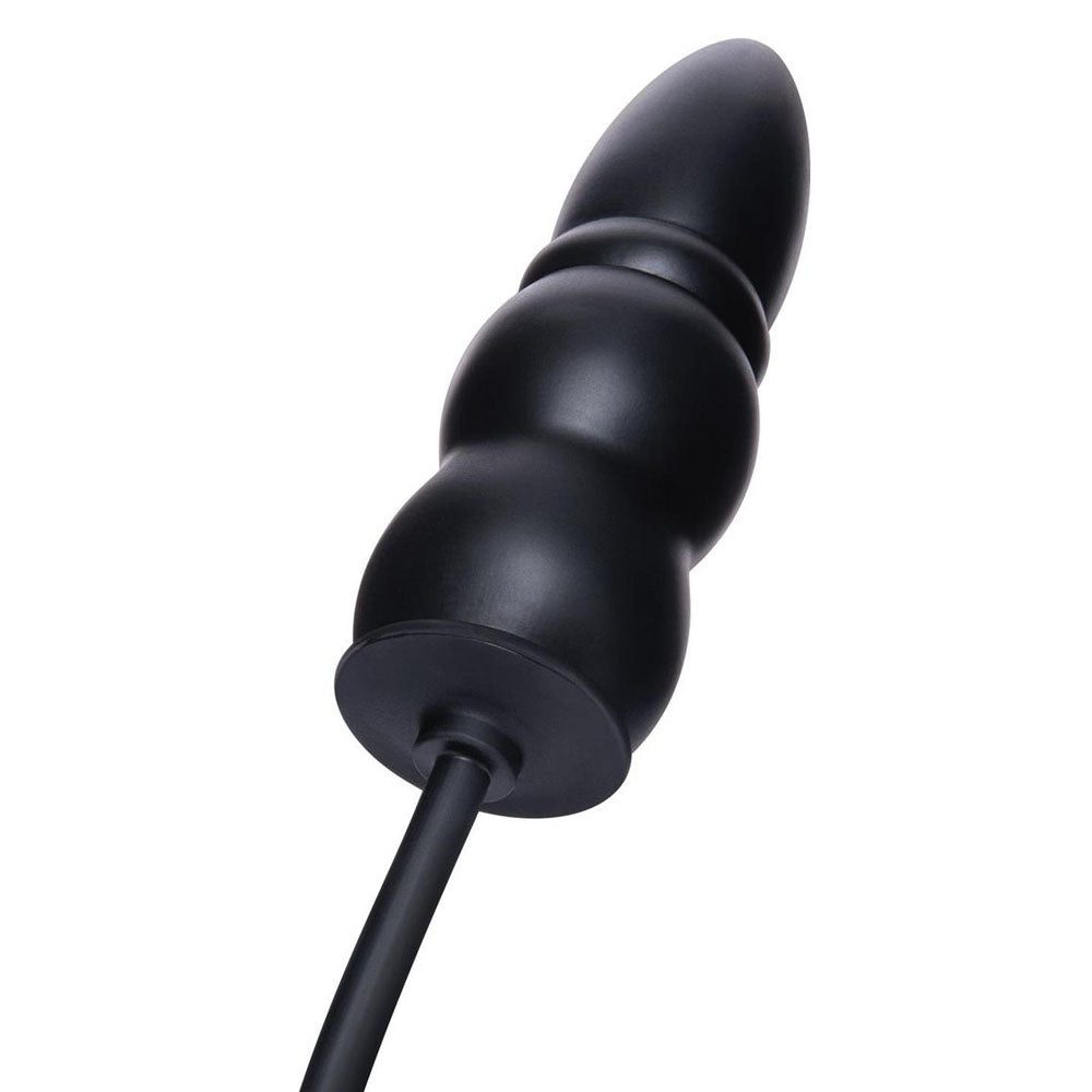 Size Up 5.5 Inch Ripple Inflatable Butt Plug -  15.2 cm Inflatable Butt Plug