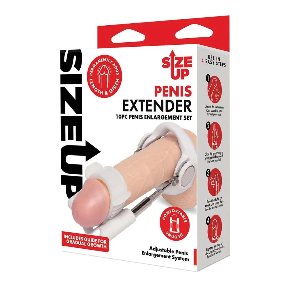 Affordable quality Size Up Penis Extender -  Penis Extender Kit - 10 Piece Set  from Xgen Products by Discreet Intimate Essentials with Discreet Delivery 