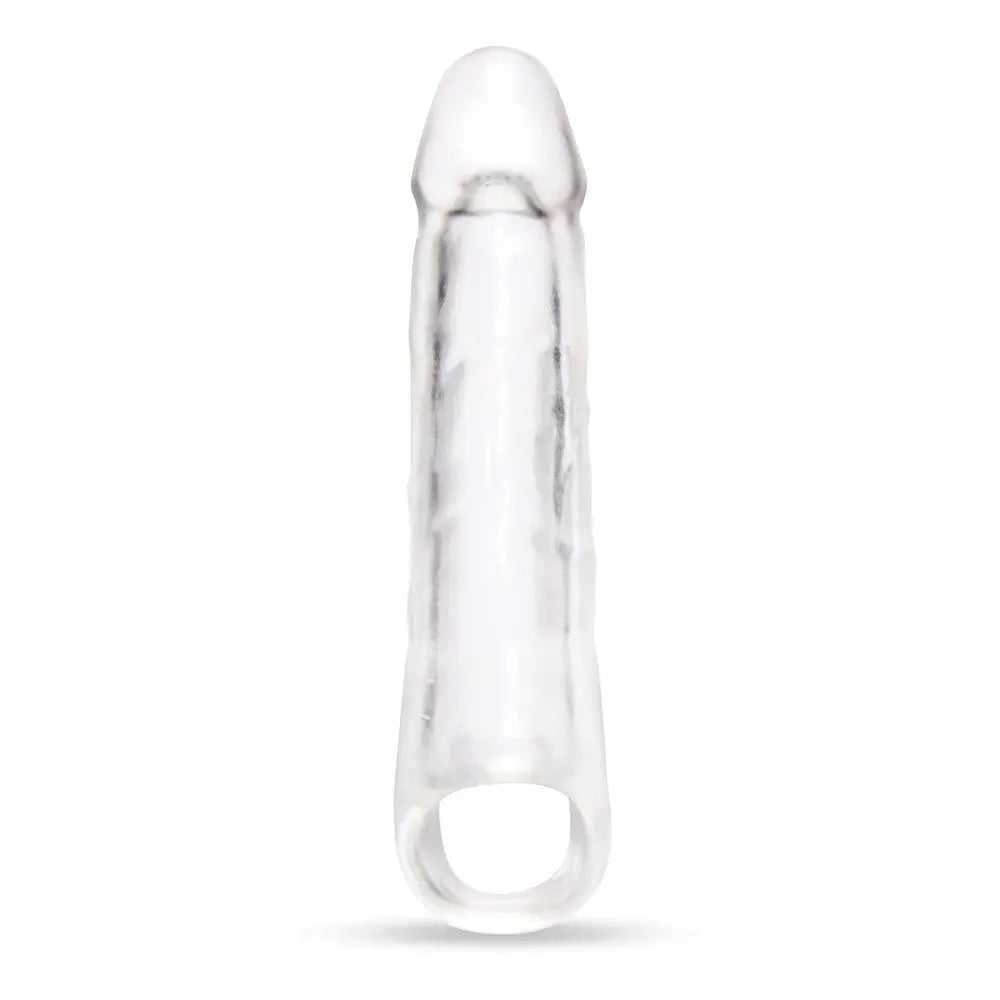 Affordable quality Size Up 3 Inch See-Thru Penis Extender with Ball Loop -  7.6 cm (3'') Penis Extension Sleeve  from Xgen Products by Discreet Intimate Essentials with Discreet Delivery 