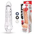 Affordable quality Size Up 1 Inch See-Thru Stretch Penis Extender -  2.5 cm (1'') Penis Extension Sleeve  from Xgen Products by Discreet Intimate Essentials with Discreet Delivery 