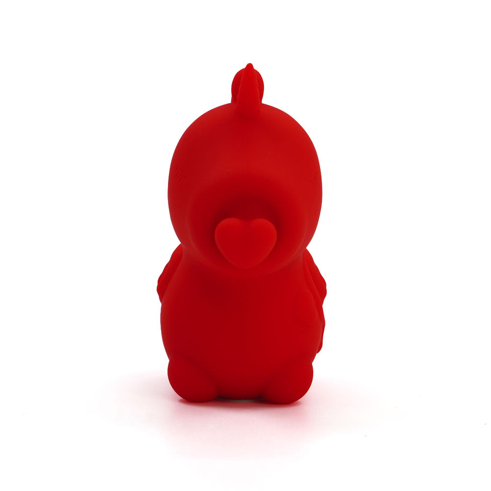 Unihorn - Cupid's Beau -  USB Rechargeable Heart Nosed Stimulator in red silicone design, perfect for intimate essentials for her.
