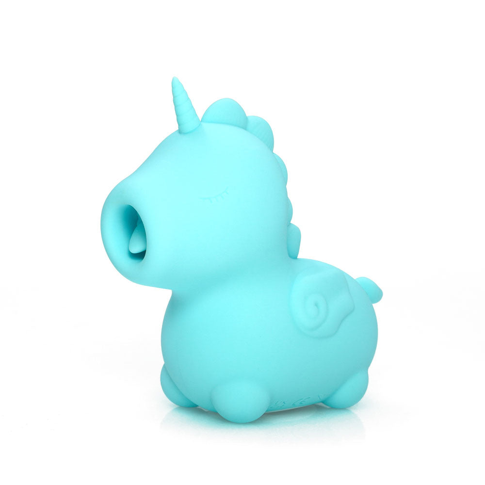 Unihorn - Mount'n Peak - Teal USB Rechargeable Flicking Stimulator for intimate essentials for her