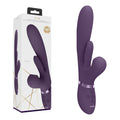 VIVE Ena -  -  25 cm USB Rechargeable Thrusting Vibrator with Air Wave Stimulator in elegant packaging.