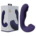 VIVE Yuna -  -  USB Rechargeable Flapping Vibrator with Air Pulsation in purple packaging.