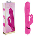 VIVE Mimi -  -  25 cm USB Rechargeable Vibrating & Tapping Rabbit Vibrator in pink packaging.