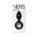 VERS Rechargeable Silicone Plug Vibe - 12.5 cm USB Rechargeable Vibrating Butt Plug in packaging.