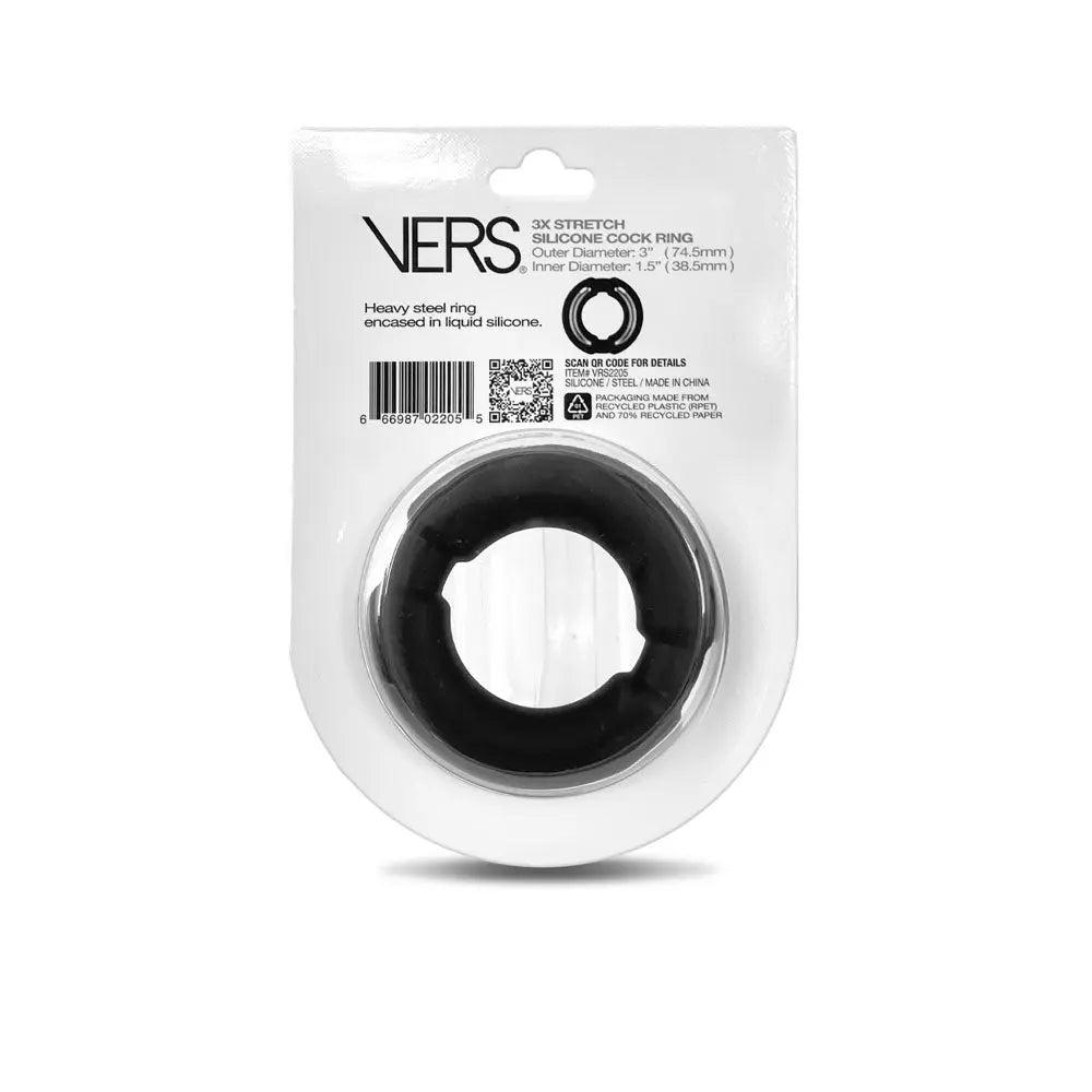 Affordable quality VERS Liquid Silicone Weighted Steel Core C-Ring -  Cock Ring with Steel Core  from C1 Releasing by Discreet Intimate Essentials with Discreet Delivery 
