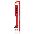 WhipSmart Heartbreaker Spanking Paddle - Spanking Paddle in red packaging with black accents for bold intimate essentials.