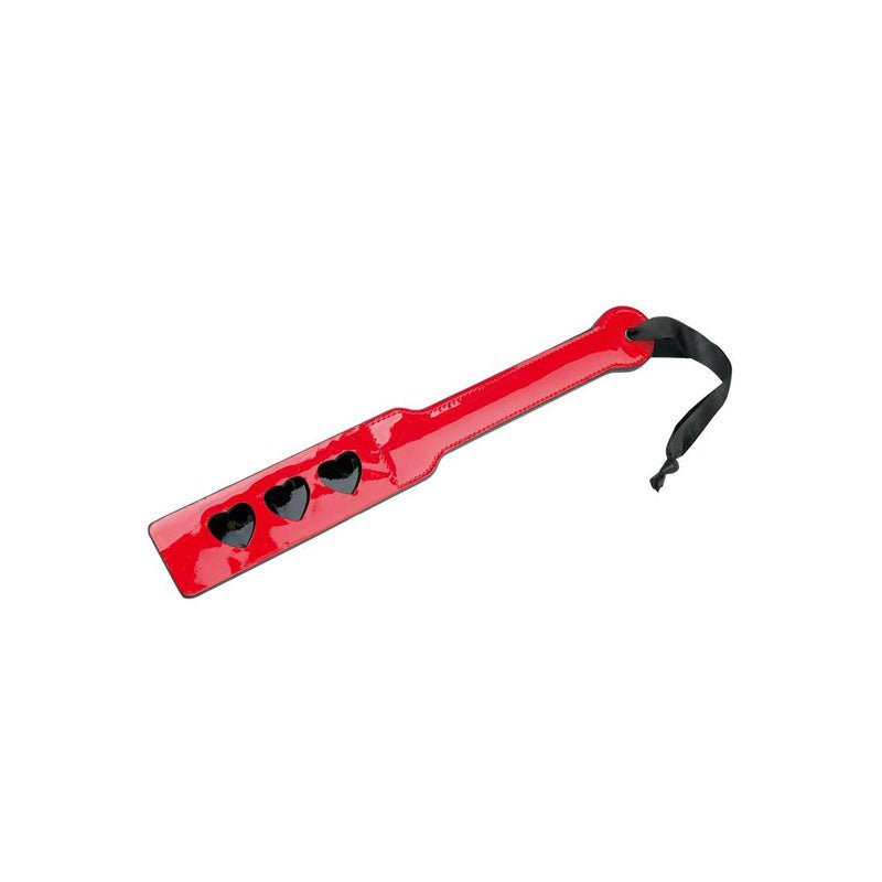 WhipSmart Heartbreaker Spanking Paddle - Spanking Paddle with heart-shaped imprints for playful intimate experiences.