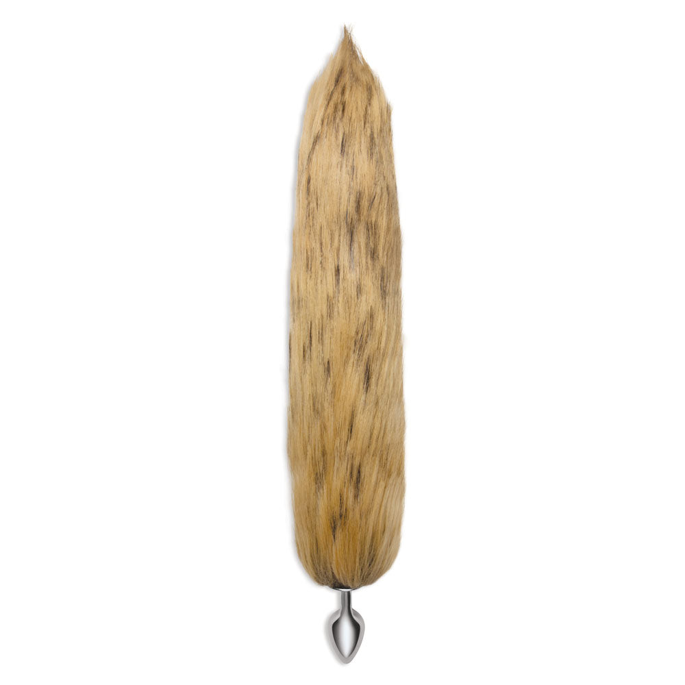 WhipSmart Furry Tales 14 Inch Fox Tail - Metal 6.3 cm Butt Plug with Fox Tail for intimate essentials for her