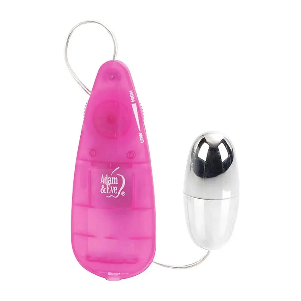 Affordable quality Adam & Eve VIBRATING SILVER BULLET 2.0 - Silver 5.8 cm Bullet with Pink Remote  from Adam & Eve by Discreet Intimate Essentials with Discreet Delivery 