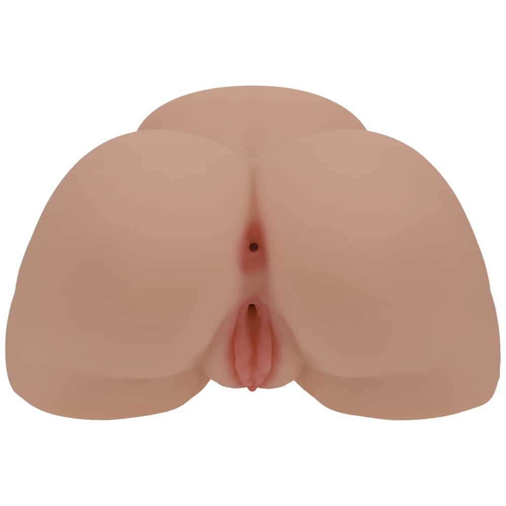 XKIN Bodyforms - Lux Arden - Tan Doggy-Style Torso Masturbator Shots Toys Discreet Intimate Essentials.