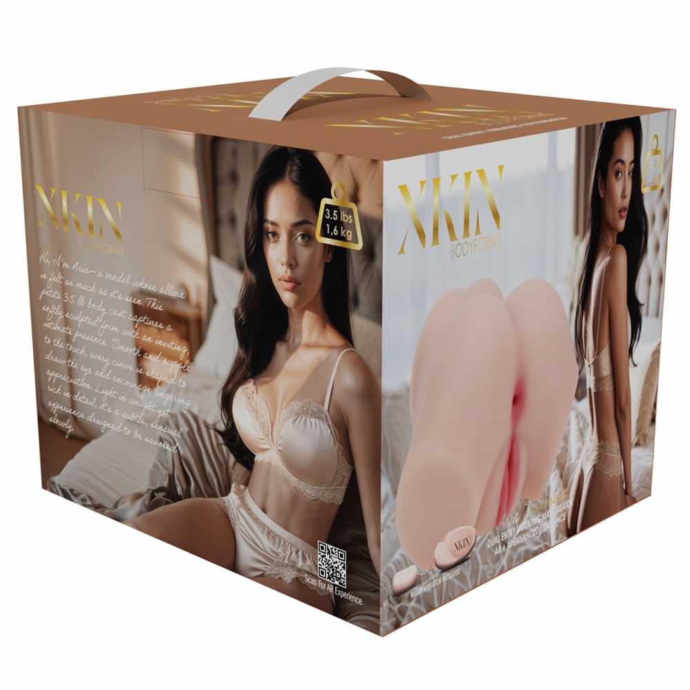 XKIN Bodyforms - Aria Summers -  Doggy-Style Torso Masturbator Shots Toys Discreet Intimate Essentials.