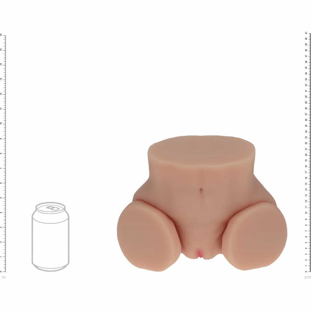 XKIN Bodyforms - Nina Vale - Tan Doggy-Style Torso Masturbator Shots Toys Discreet Intimate Essentials.