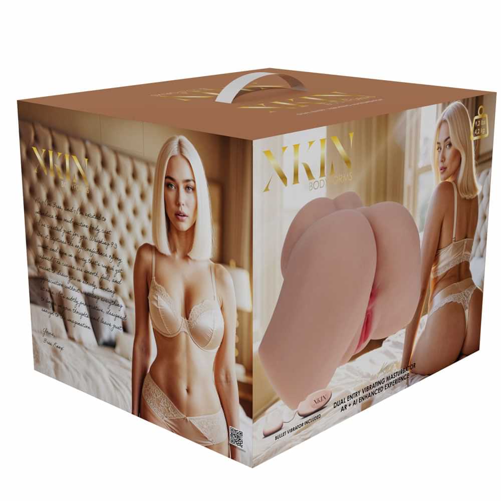XKIN Bodyforms - Bree Knox -  Doggy-Style Torso Masturbator Shots Toys Discreet Intimate Essentials.