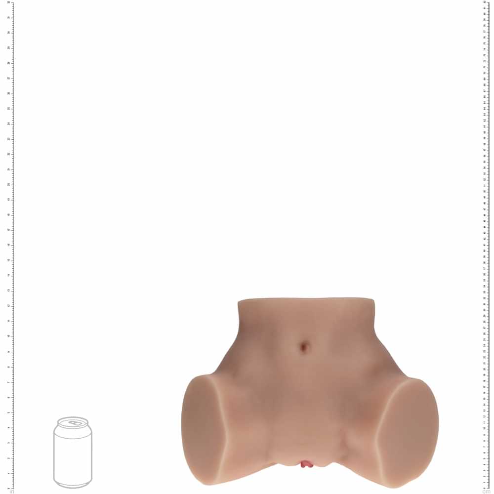 XKIN Bodyforms - Valentina Vellure - Tan Doggy-Style Torso Masturbator Shots Toys Discreet Intimate Essentials.