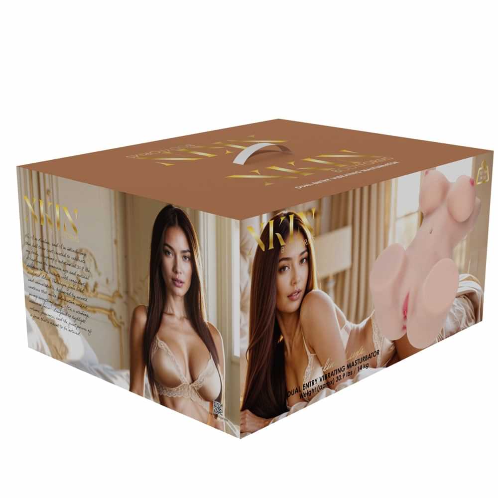 XKIN Bodyforms - Aveline Luxe -  Lifelike Mini Torso Masturbator Shots Toys Discreet Intimate Essentials.