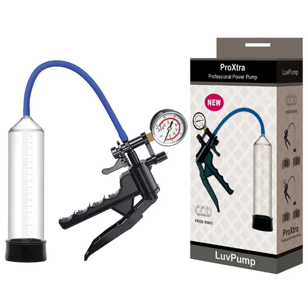 LuvPump ProXtra Professional Gauge Power Pump -  Penis Pump with Pressure Gauge LuvPump Discreet Intimate Essentials.