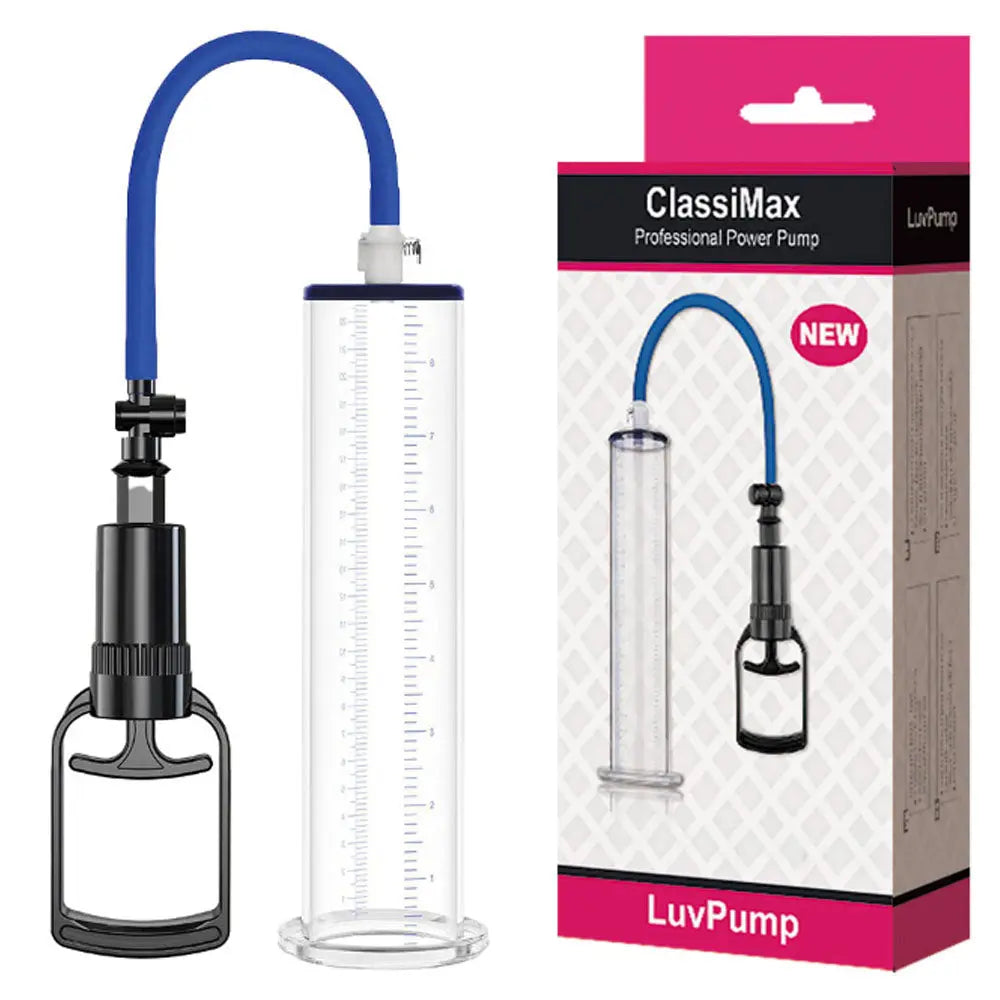 Affordable quality LuvPump ClassiMax XL Professional Power Pump -  Extra Large Penis Pump  from LuvPump by Discreet Intimate Essentials with Discreet Delivery 