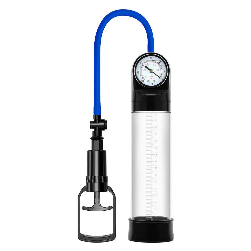 Affordable quality LuvPump ClassiXtra Advanced Power Pump -  Penis Pump with Pressure Gauge  from LuvPump by Discreet Intimate Essentials with Discreet Delivery 
