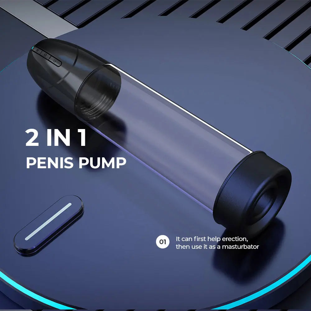 Affordable quality LuvPump Smart Penis Pump -  USB Rechargeable 2-in-1 Automatic Penis Pump  from LuvPump by Discreet Intimate Essentials with Discreet Delivery 